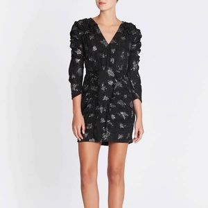 Rebecca Taylor glitter jacquard dress